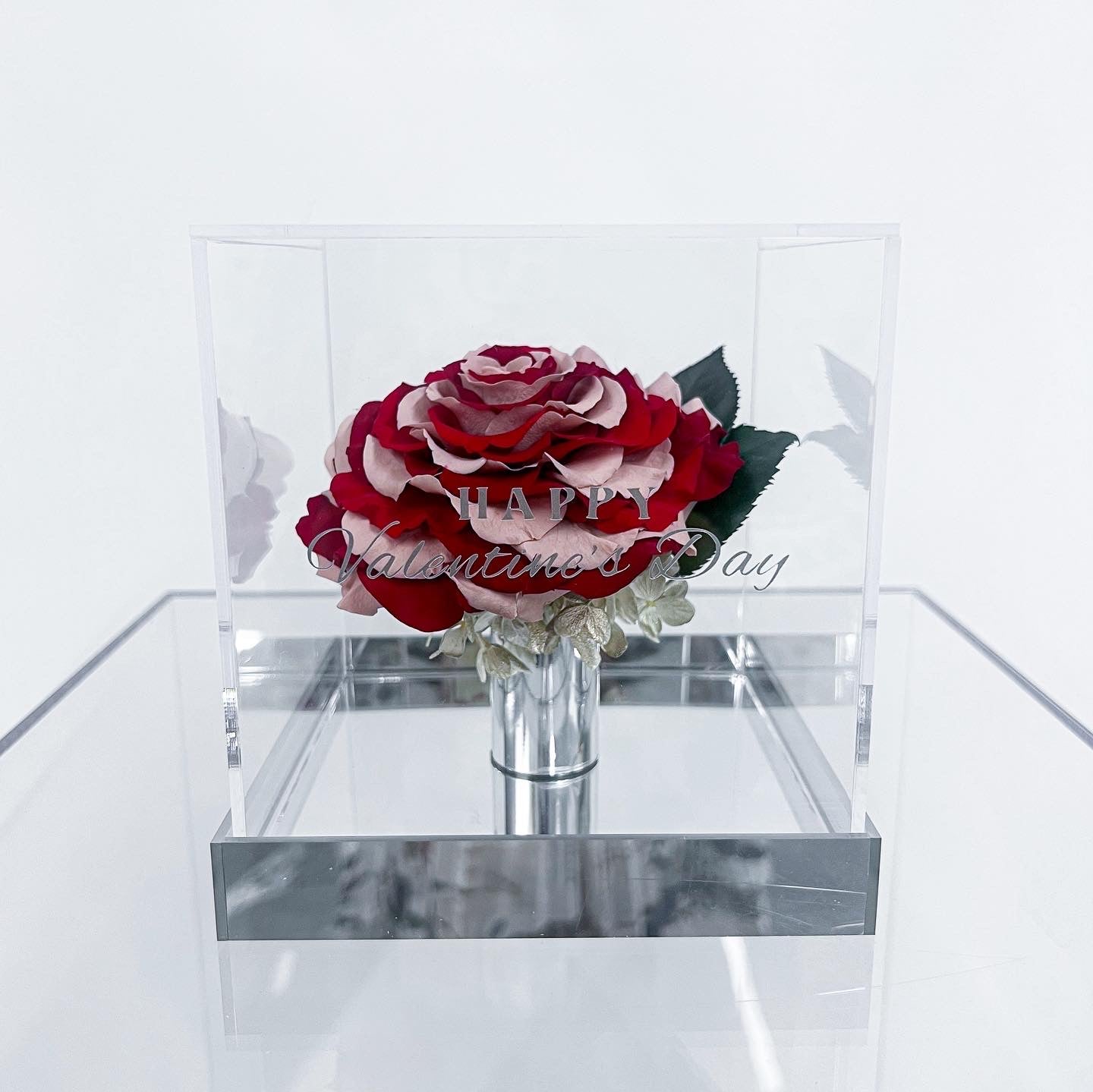 雙色玫瑰鏡盒-Mirror Rose