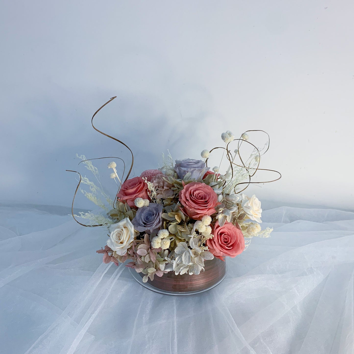 Preserved Flower Centerpiece 保鮮花枱花