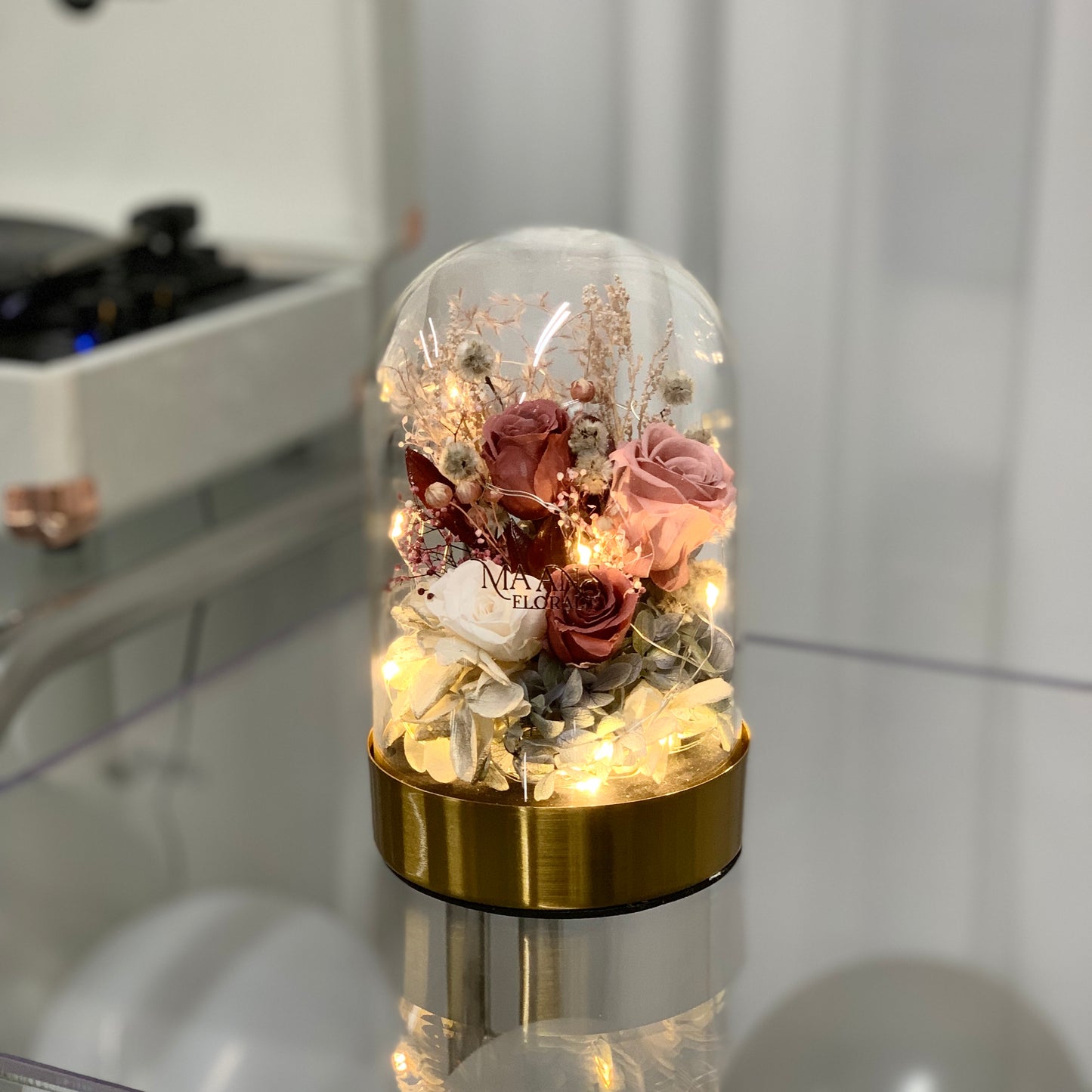 Preserved Flower Glass Dome 保鮮花玻璃罩