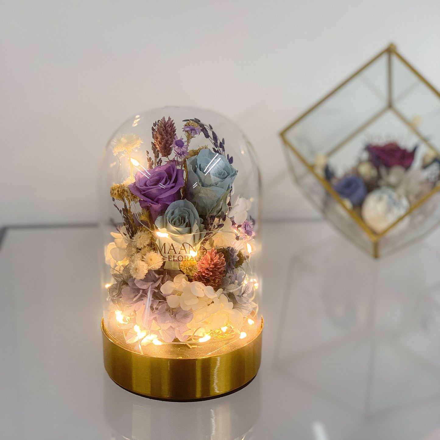 Preserved Flower Glass Dome 保鮮花玻璃罩