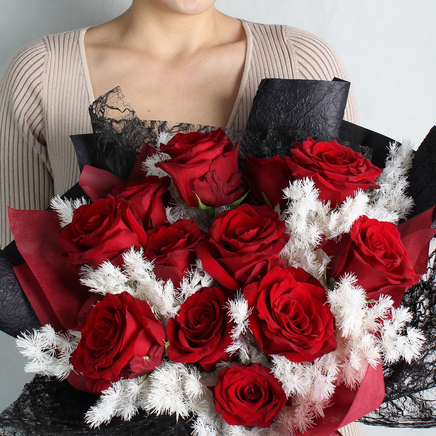 （鮮花）[Eternal romance] 厄瓜多爾紅玫瑰花束