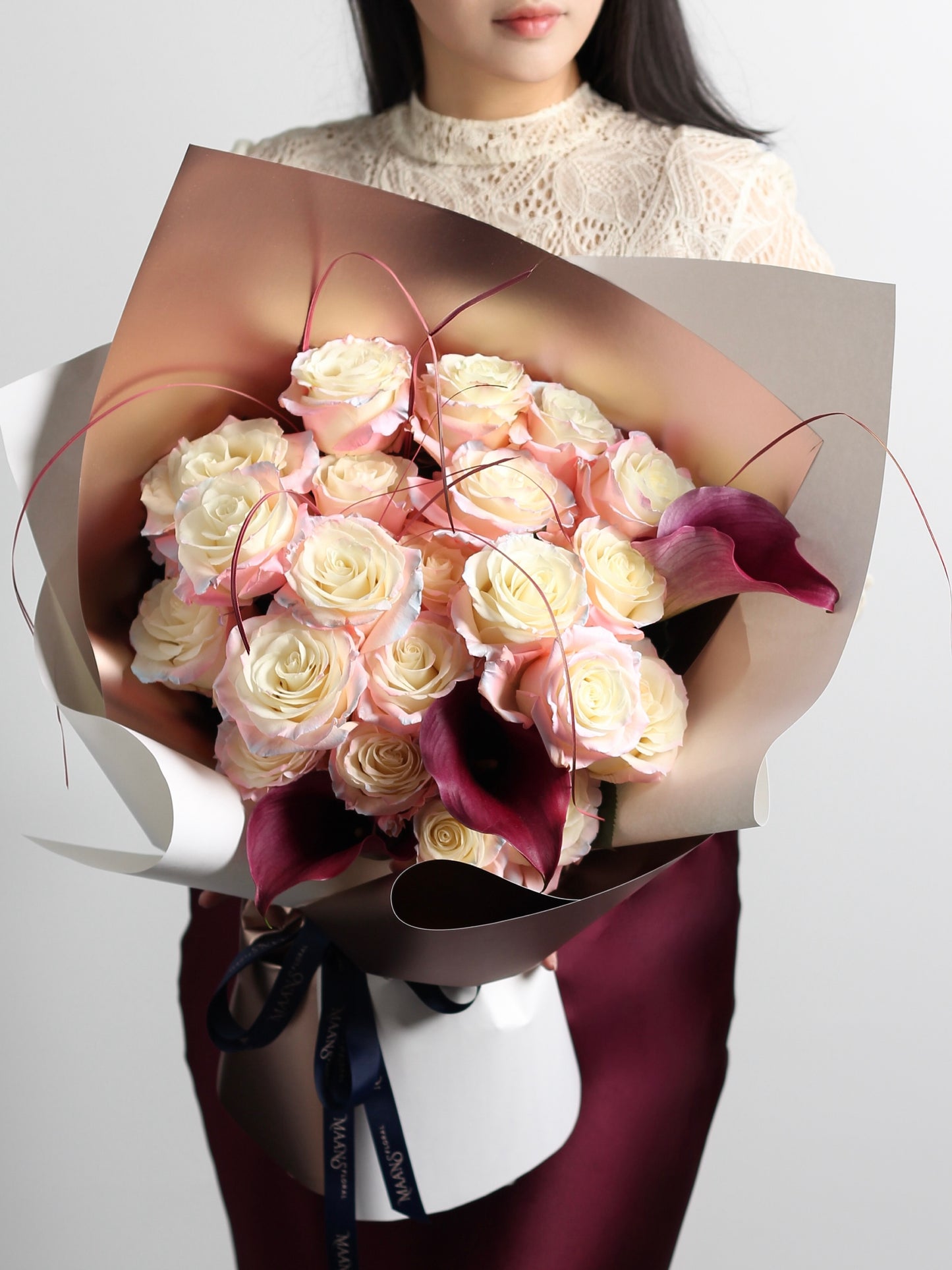 ［Fresh Flower］02 The Muse 厄瓜多爾粉紅色漸層玫瑰