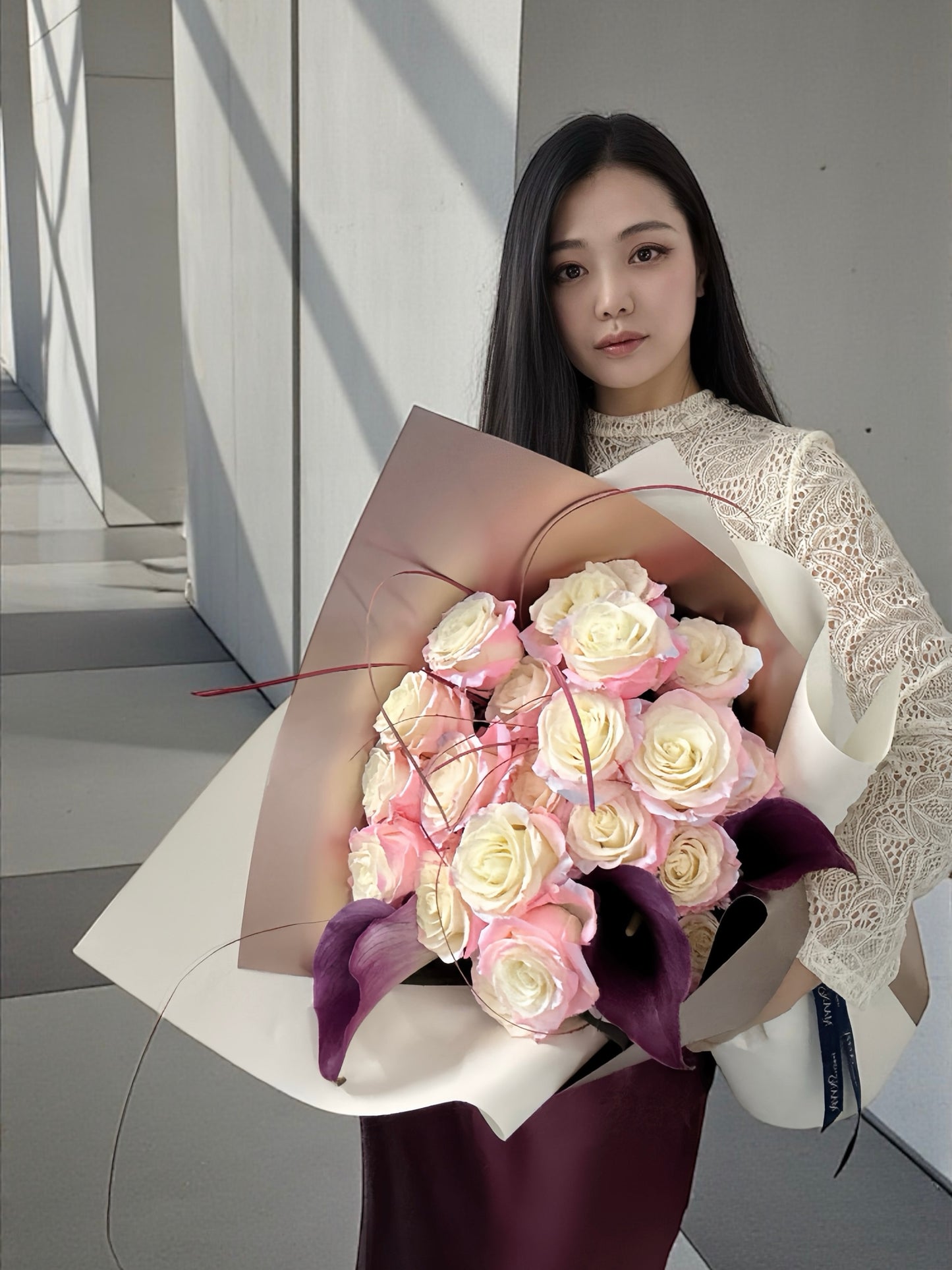 ［Fresh Flower］02 The Muse 厄瓜多爾粉紅色漸層玫瑰