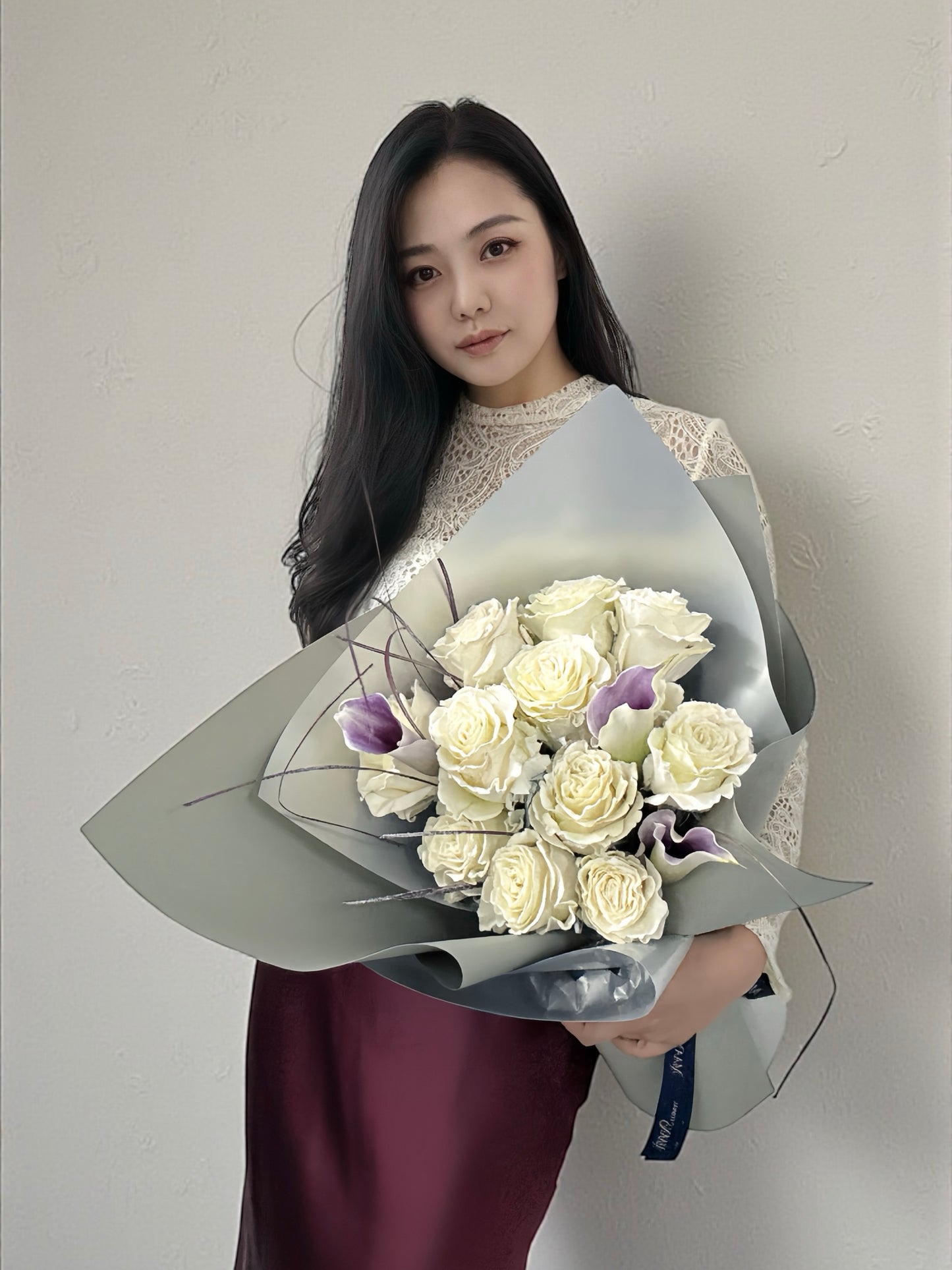 ［Fresh Flower］03 The Lunar veil  厄瓜多爾雪花白玫瑰