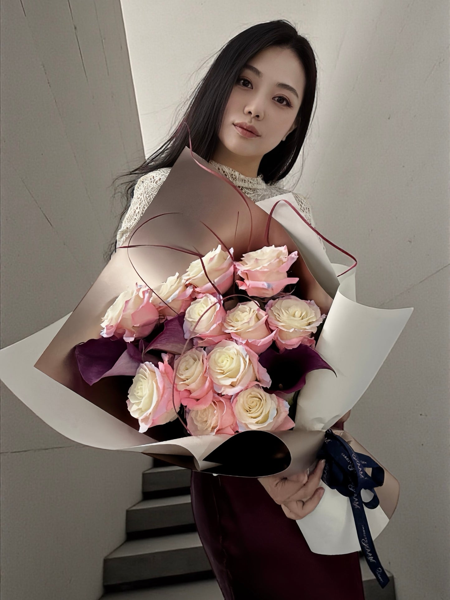 ［Fresh Flower］02 The Muse 厄瓜多爾粉紅色漸層玫瑰