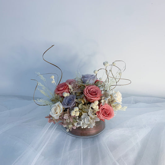 Preserved Flower Centerpiece 保鮮花枱花