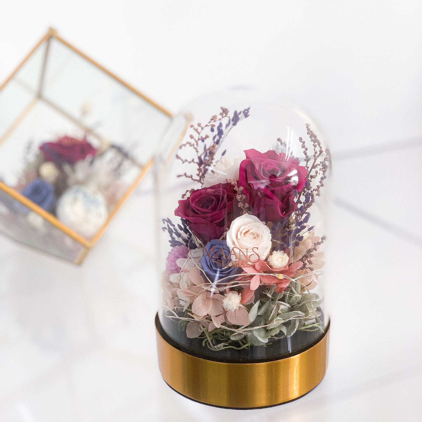 Preserved Flower Glass Dome 保鮮花玻璃罩