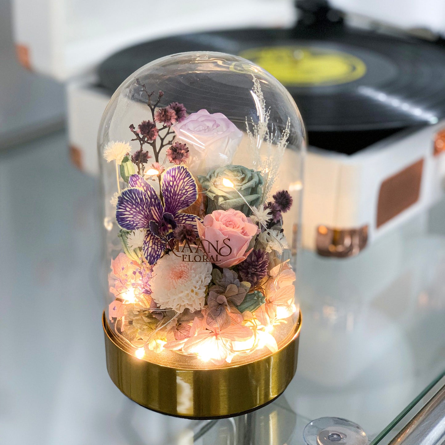 Preserved Flower Glass Dome 保鮮花玻璃罩